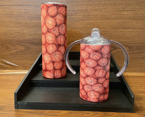 Basketball Collage Tumbler