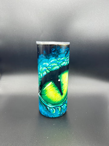 Green Dragon Eye Tumbler