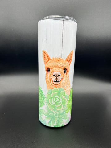 Peeking Alpacas Tumbler