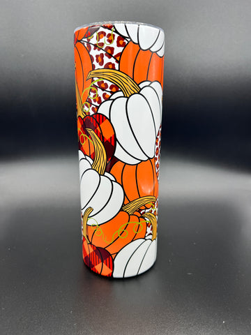 Patterned Pumpkins Tumbler