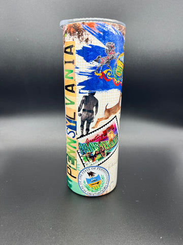 Pennslyvania Pride Collage Tumbler